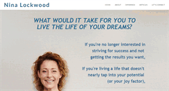 Desktop Screenshot of ninalockwood.com